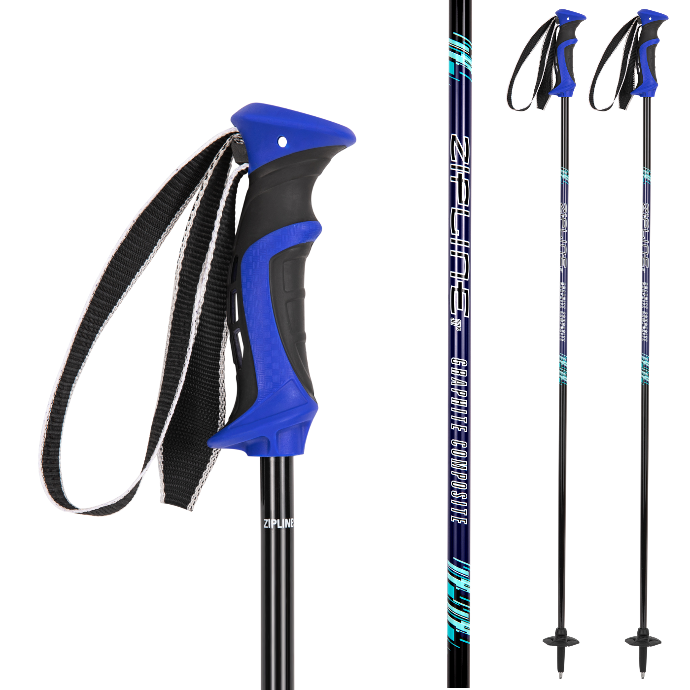 スキー retailer ski-poles Zipline Lollipop 14.0 Graphite Composite Ski Poles — Zipline Ski